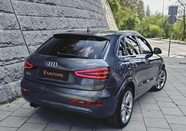 Audi Q3 cena 57700 przebieg: 239647, rok produkcji 2013 z Szczekociny małe 781